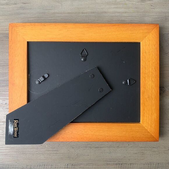 Framed Original Oil Painting Michigan Pictured Rocks Great Lakes 7.5x9.5" Signed - Picture 4 of 4